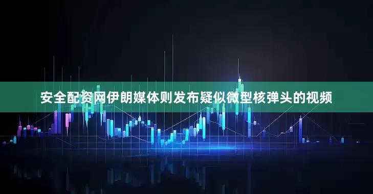 安全配资网伊朗媒体则发布疑似微型核弹头的视频